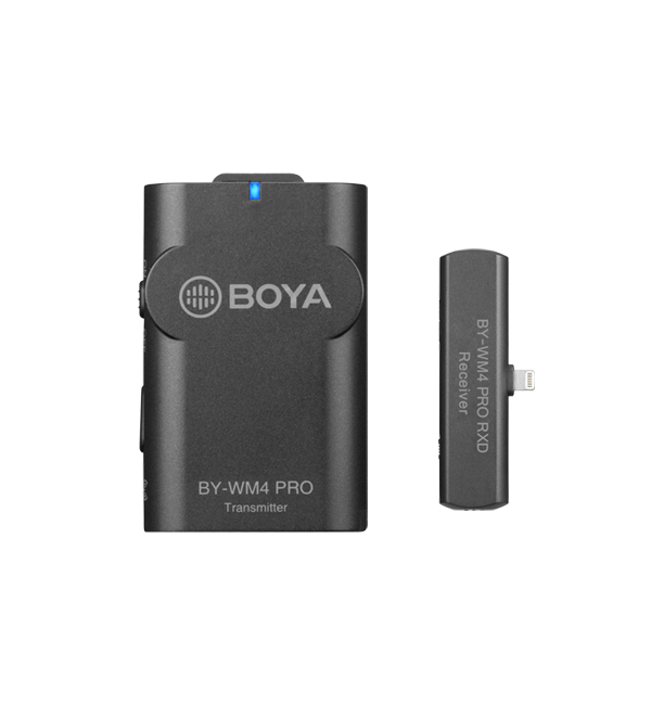 BOYA BY-WM4 Pro-K3 2.4GHz Univerzális vezeték nélküli szett (iOS | 1+1 (BY-WM4 PRO-K3)-0