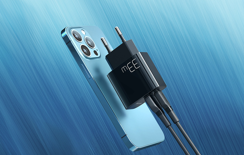 Mcdodo CH-0921 USB-A + USB-C hálózati töltő adapter GaN 33W (fekete)-4