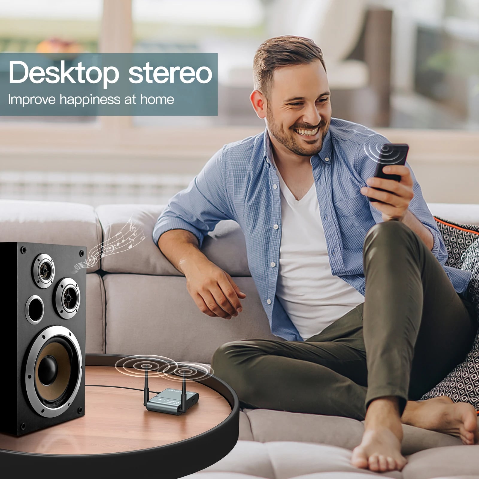 HIGI X500 bluetooth audio vevő AUX 3.5mm, beépített akkumulátorral-3