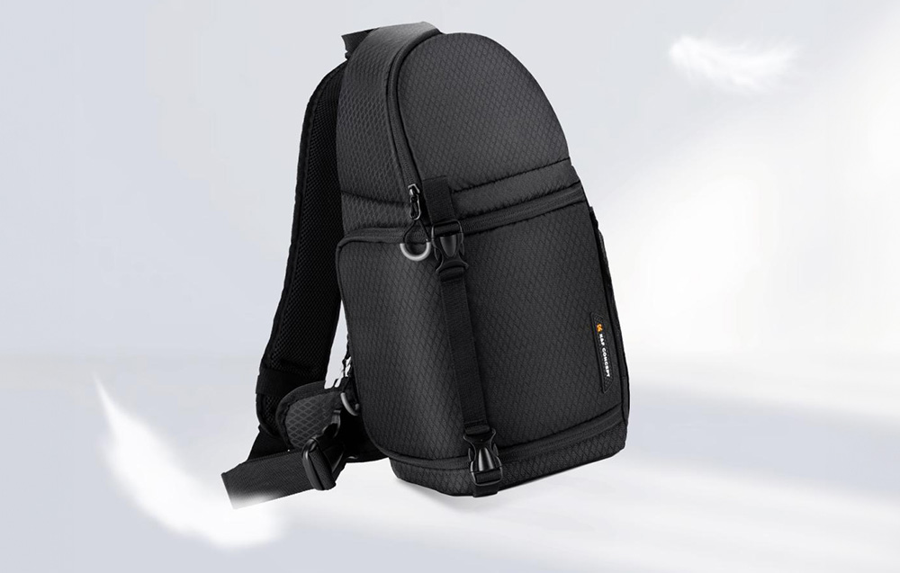 KF Concept Beta Messenger 10L vízálló fotós válltáska, hátizsák fekete (KF13.141)-2