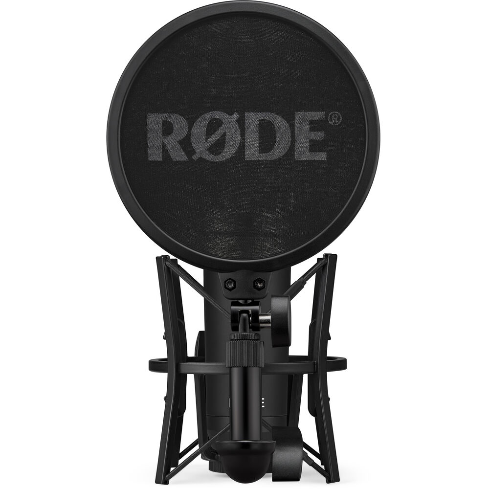 RODE NT1 Signature Series nagymembrános kondenzátor stúdió mikrofon csomag, fekete-9