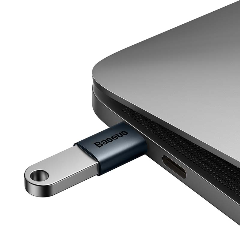 Baseus Ingenuity USB-C – USB-A OTG adapter (kék)-1