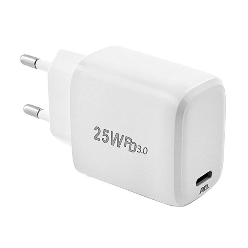 Foneng EU40 USB-C hálózati töltő adapter 25W PD QC 3.0 (fehér)-4
