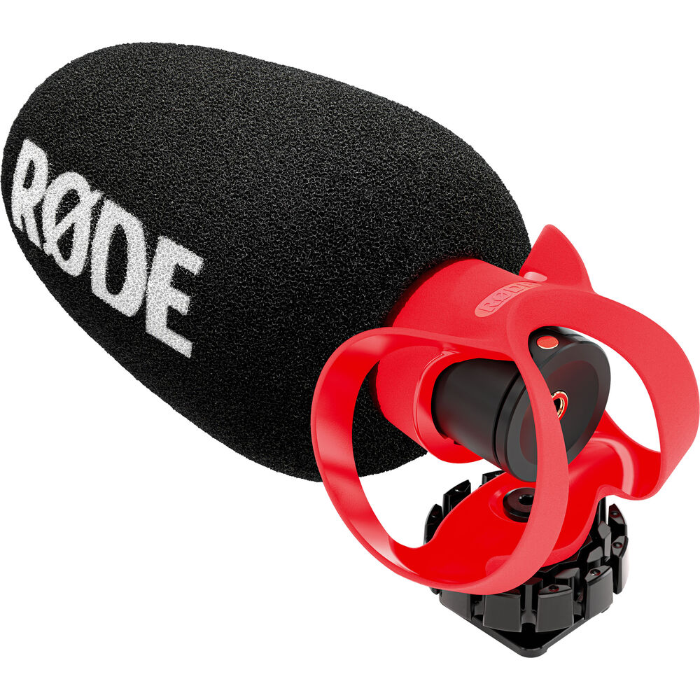RODE VideoMicro II ultra kompakt videómikrofon HELIX rezgésgtáló mikrofonfogóval-8