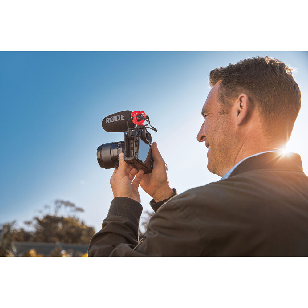 RODE VideoMicro II ultra kompakt videómikrofon HELIX rezgésgtáló mikrofonfogóval-9