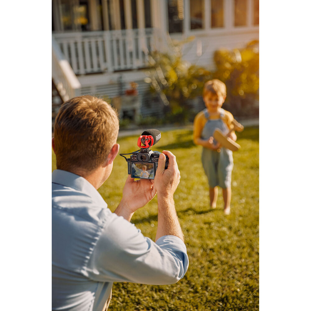 RODE VideoMicro II ultra kompakt videómikrofon HELIX rezgésgtáló mikrofonfogóval-13