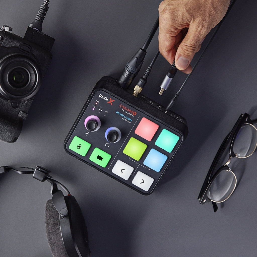 RODE Streamer X integrált desktop audio interfész és videó capture kártya-4