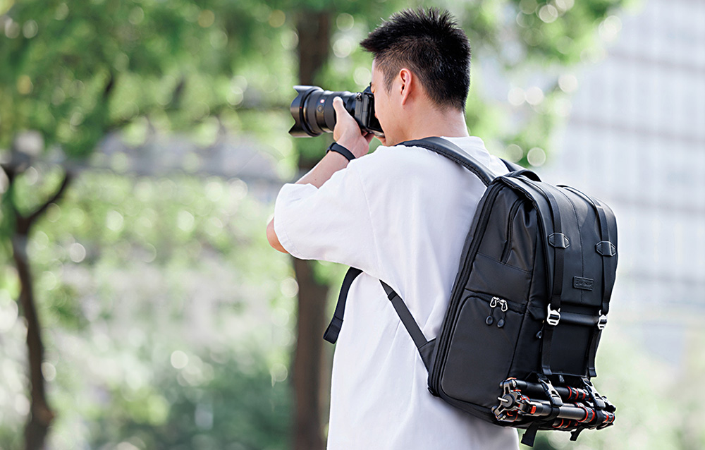 KF Concept Beta V6 fotós hátizsák, hátitáska fekete 20L (KF13.087AV6)-3