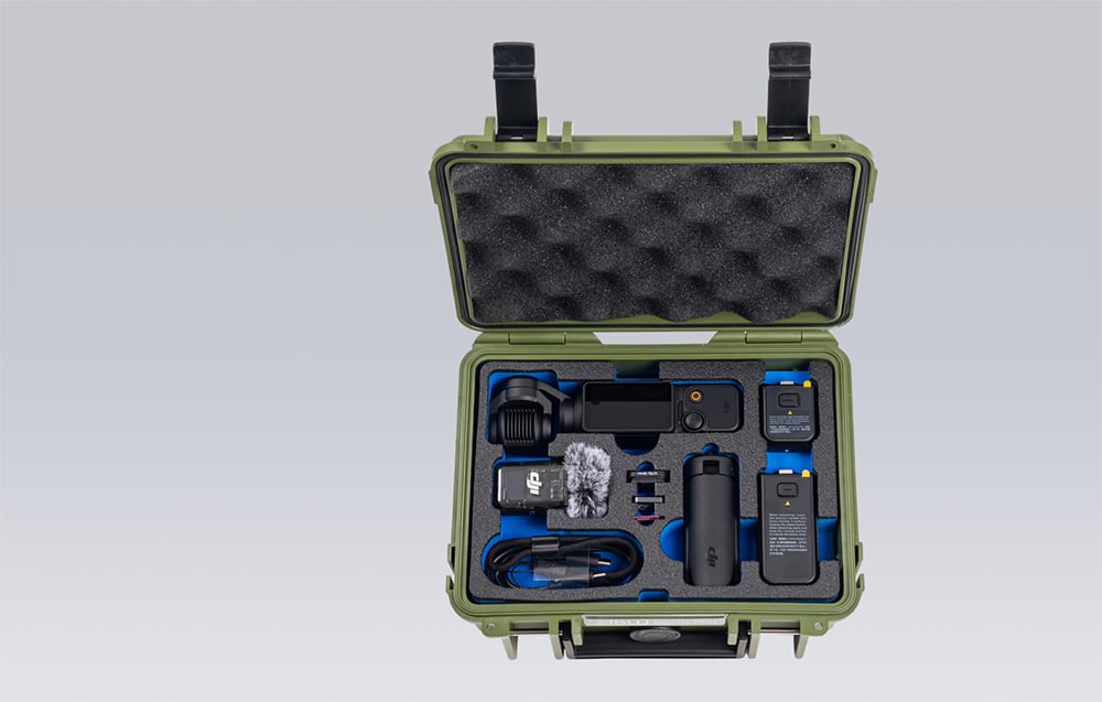 BW 500 bőrönd DJI Osmo Pocket 3 Creator Combo-hoz (zöld)-5