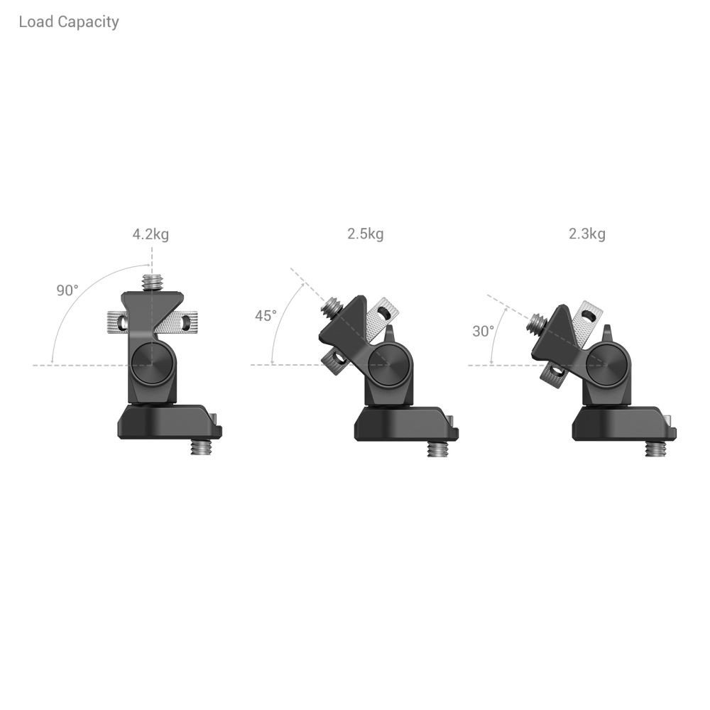 SmallRig monitortartó adapter 1/4-es csatlakozással, dönthető, forgatható (2904B) -2