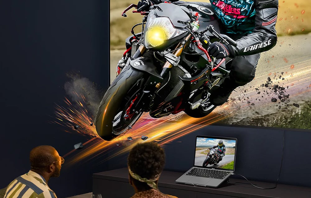 Lention USB-C - DisplayPort kábel 8K60Hz, 1.7m (fekete)-4