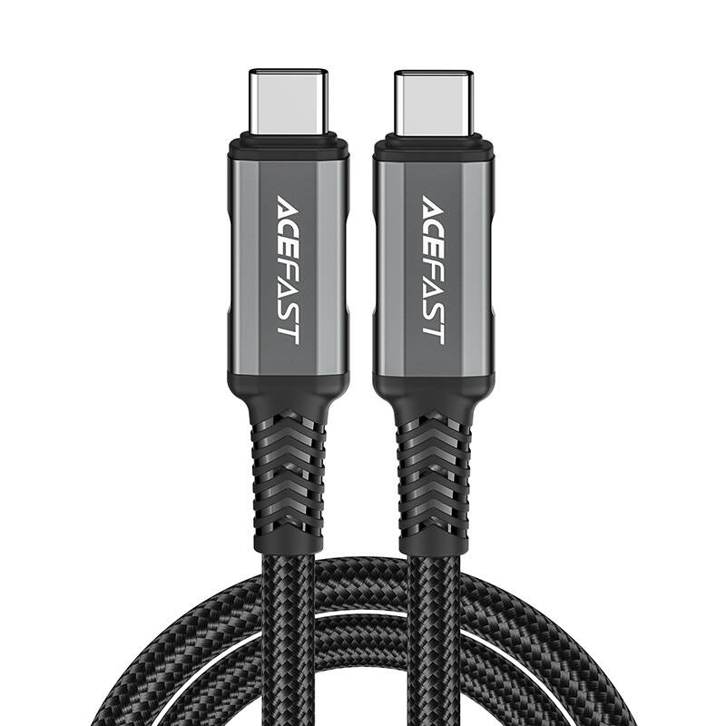 Acefast C1-09 USB-C - USB-C kábel 48W, 1m (fekete-szürke)-0