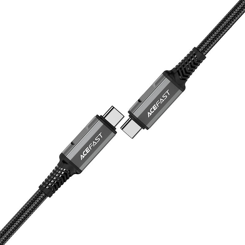 Acefast C1-09 USB-C - USB-C kábel 48W, 1m (fekete-szürke)-5