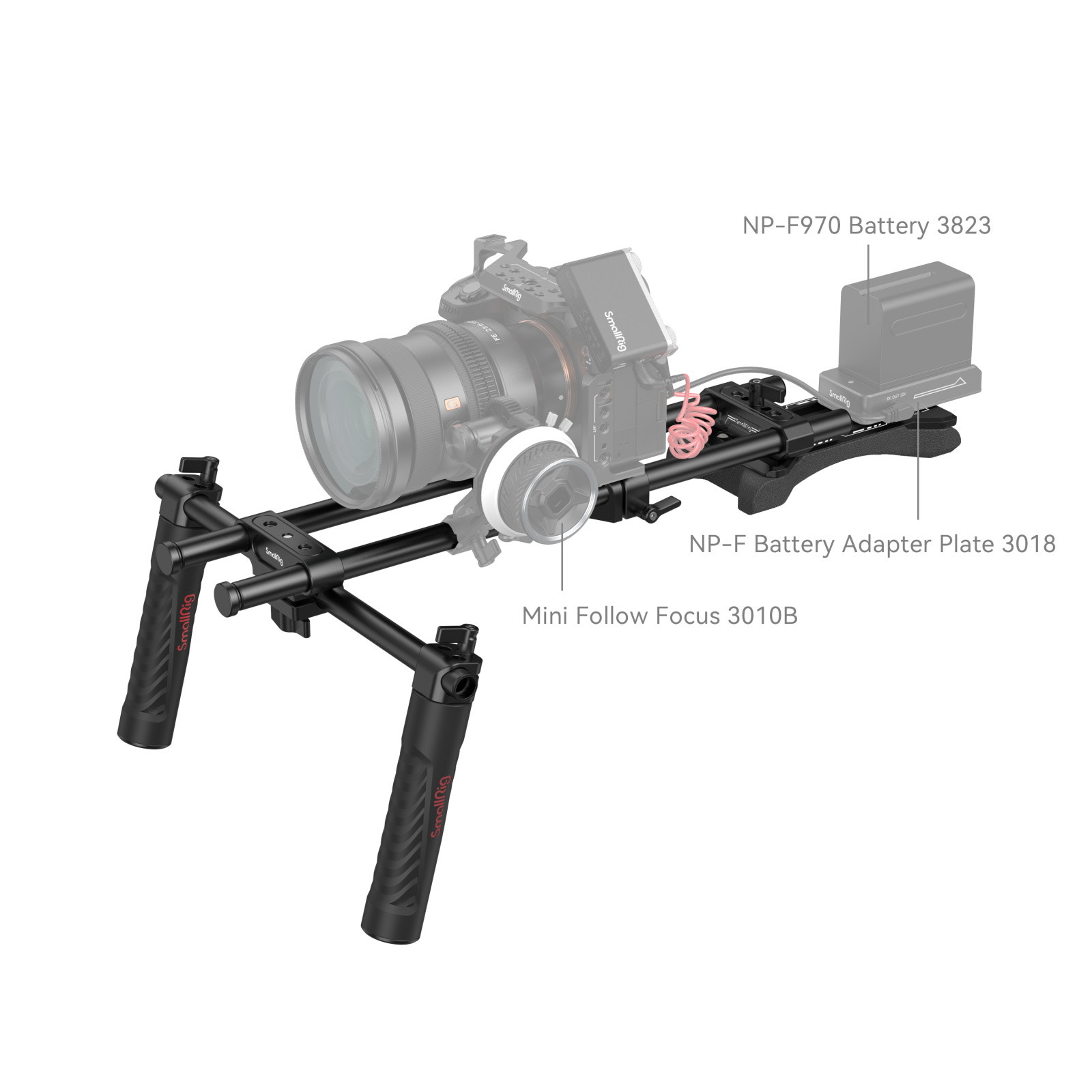 SmallRig Basic válltámasz kit (2896C)-3