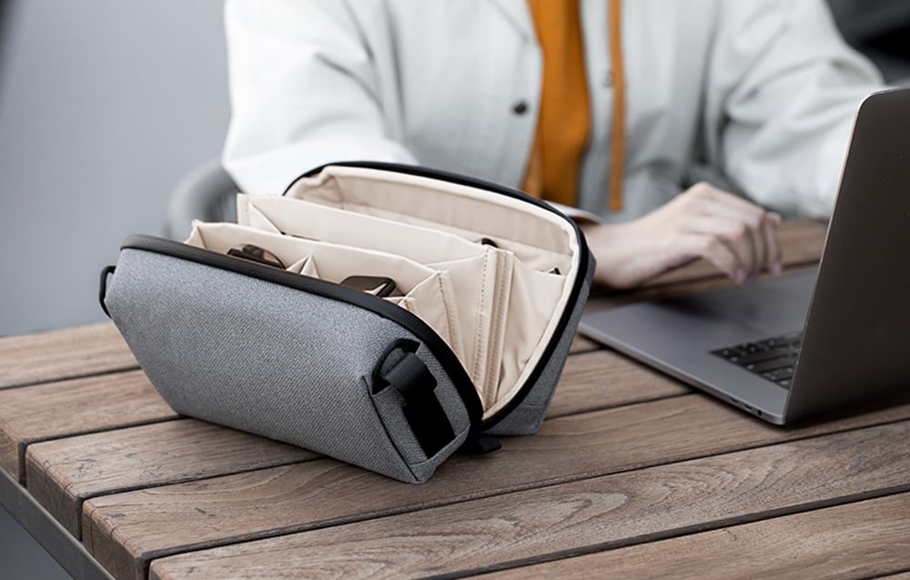 PGYTECH Mini Tech Organizer, rendszerező táska (Smoky Grey) (P-CB-095)-3
