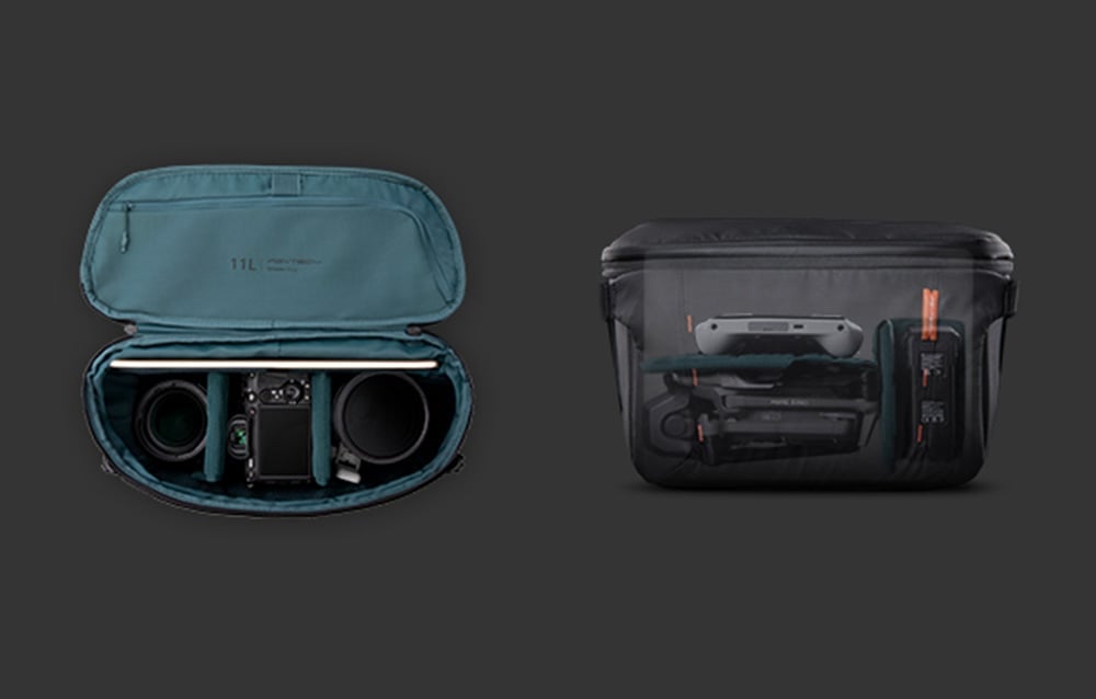PGYTECH OneMo Sling 11L válltáska (Grey Camo) (P-CB-164)-1