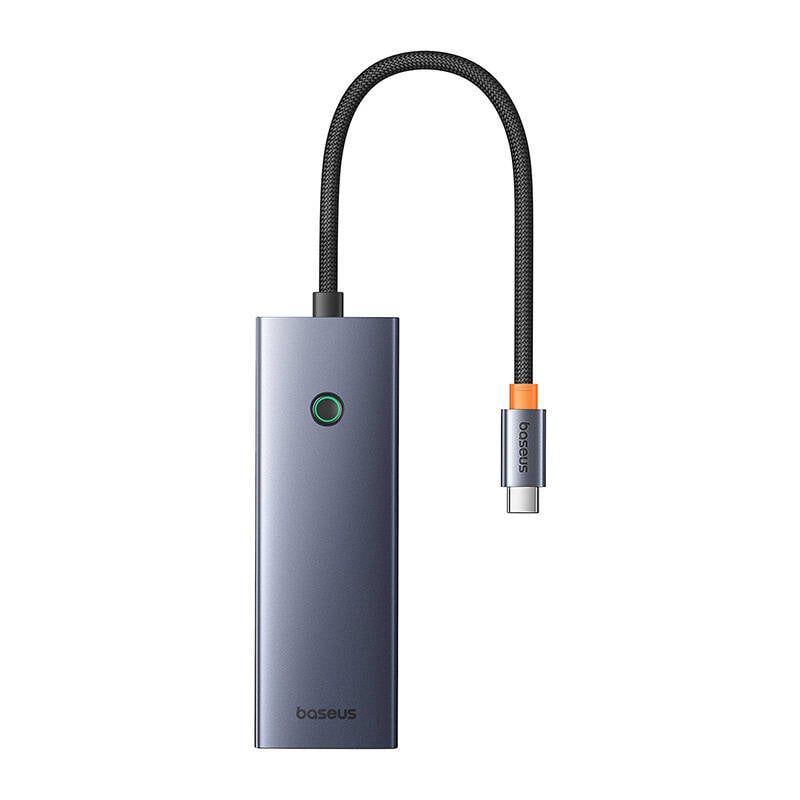 Baseus UltraJoy 7 az 1-ben USB-C HUB elosztó adapter USB-C - HDMI, VGA, 4xUSB 3.0, PD (szürke)-0