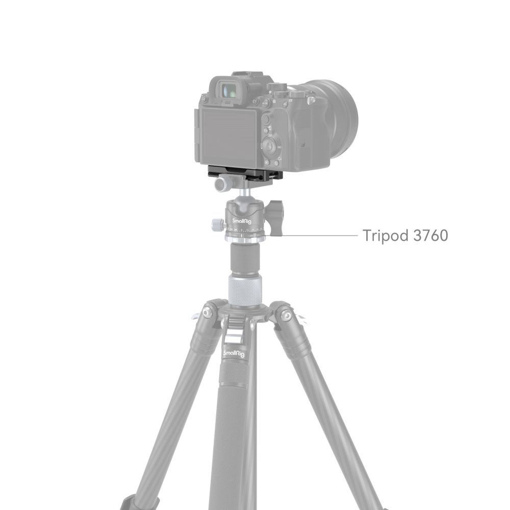 SmallRig QR Mount Plate (Arca-Type) gyorscseretalp AirTag tartóval (MD4150)-1