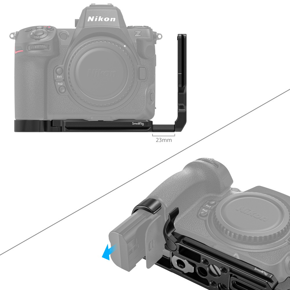 SmallRig L Bracket, L konzol Nikon Z8 kamerához (3942)-2