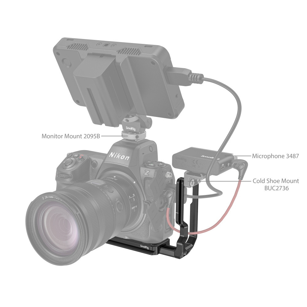 SmallRig L Bracket, L konzol Nikon Z8 kamerához (3942)-4