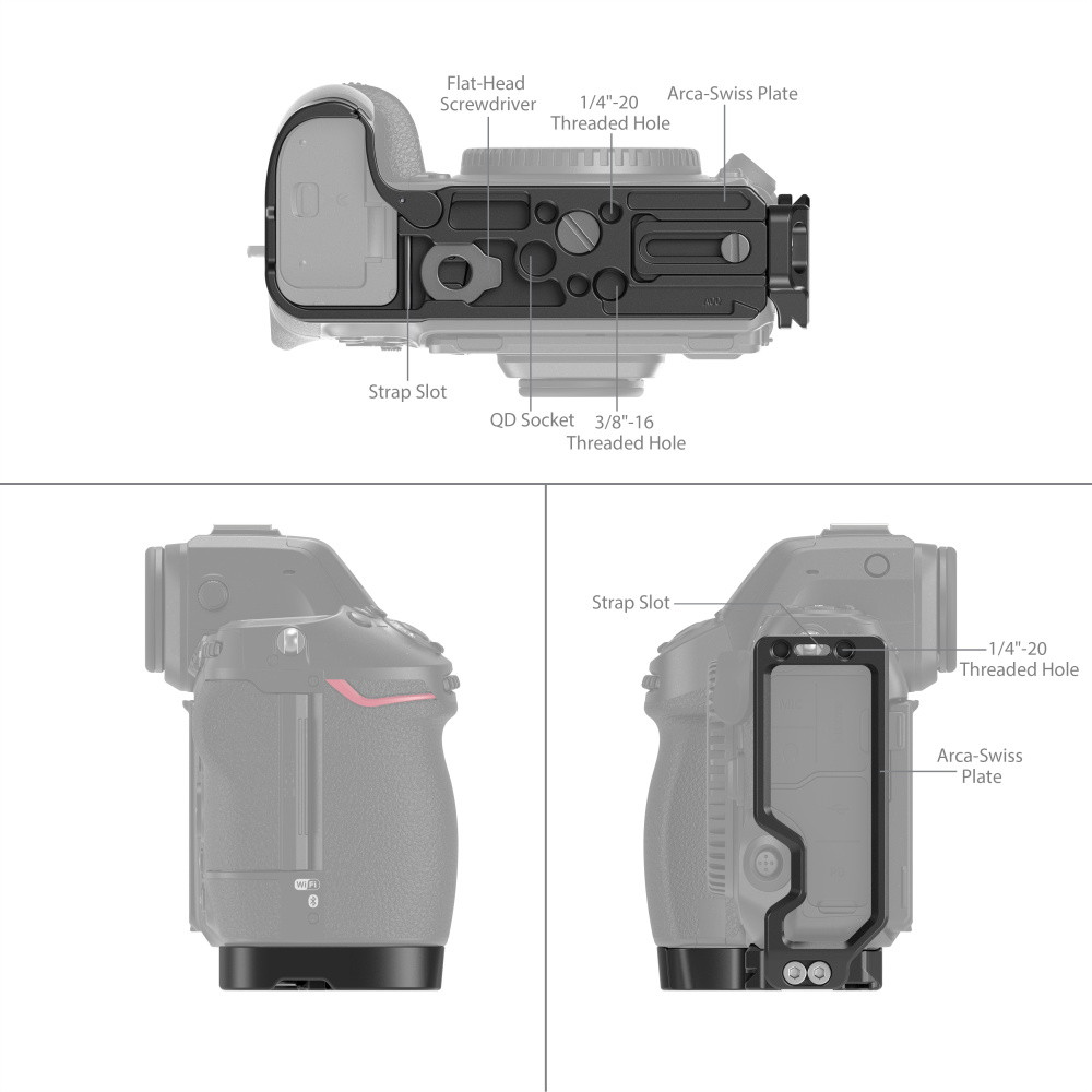 SmallRig L Bracket, L konzol Nikon Z8 kamerához (3942)-1