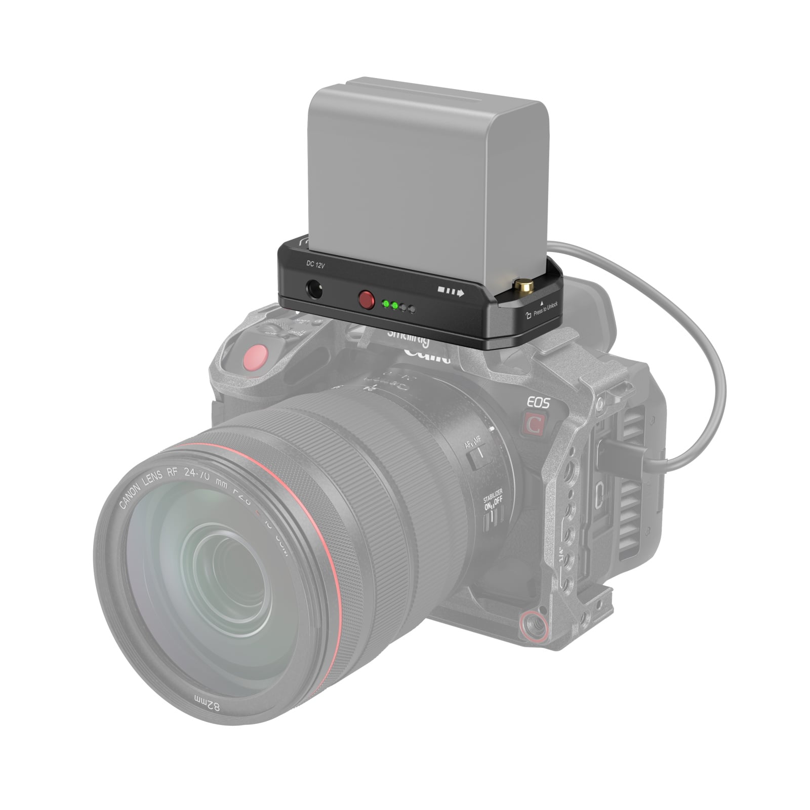 SmallRig NP-F akkumulátor adapter lemez professzionális kiadás (Advanced Edition) (3168B)-8