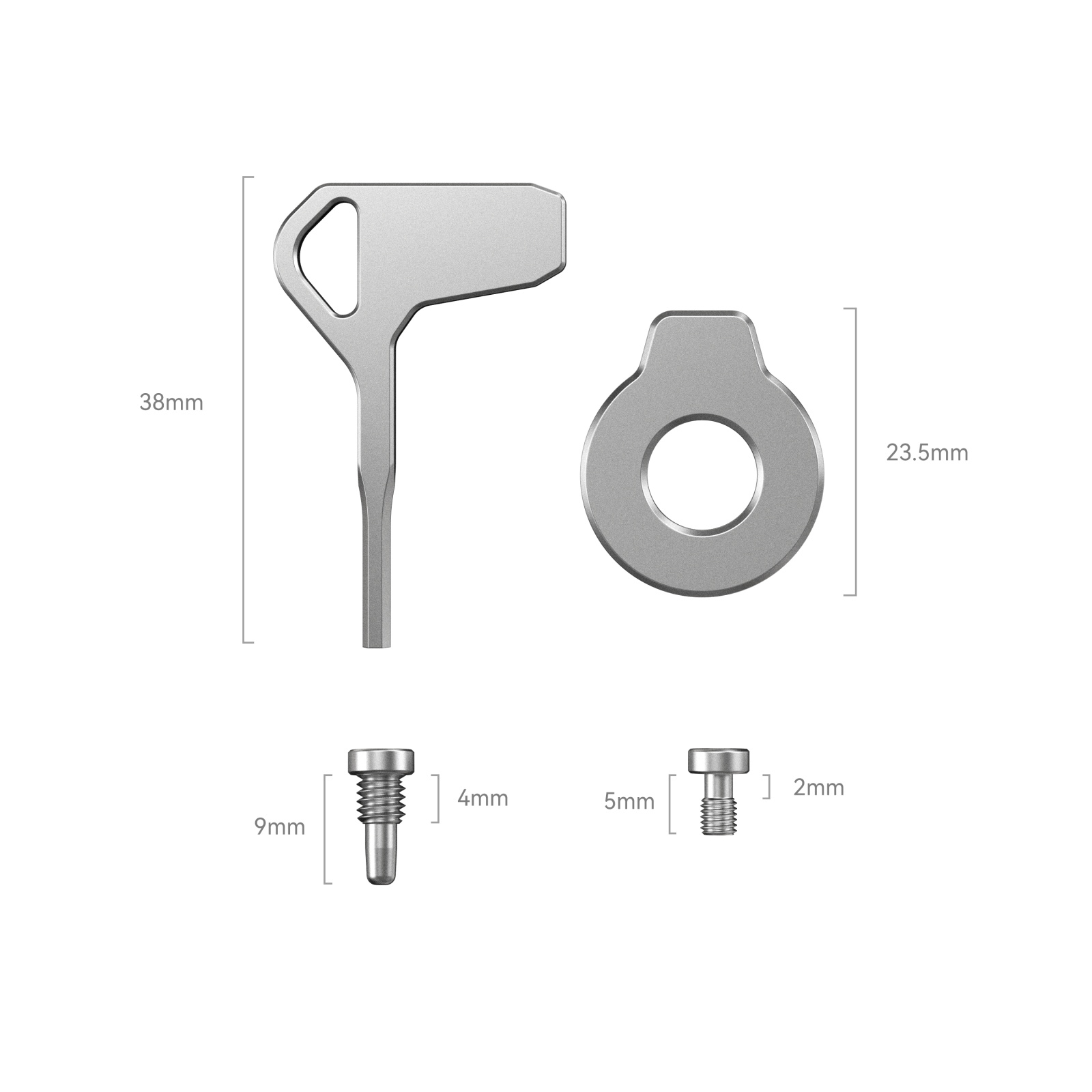 SmallRig Rozsdamentes acél csavarkészlet csavarhúzóval (4385)-1