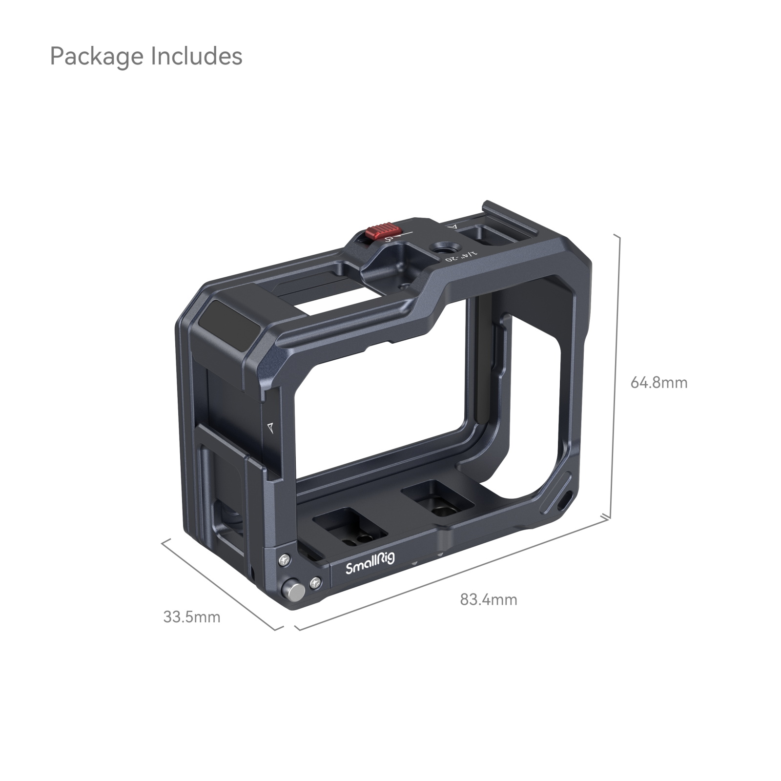 SmallRig Cage GoPro Hero 12 / 11 / 10 / 9 Black akciókamerákhoz (3084C)-2