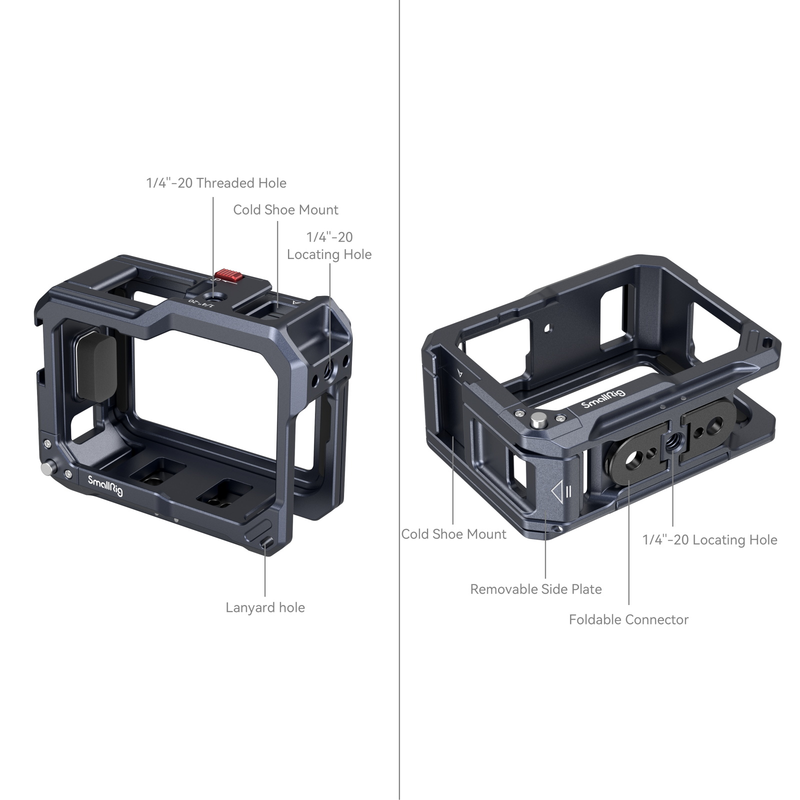 SmallRig Cage GoPro Hero 12 / 11 / 10 / 9 Black akciókamerákhoz (3084C)-1