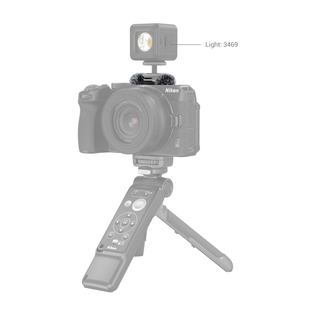 SmallRig Szélvédő vakupapucs adapterrel Nikon Z 30 kamerához (3859)-1