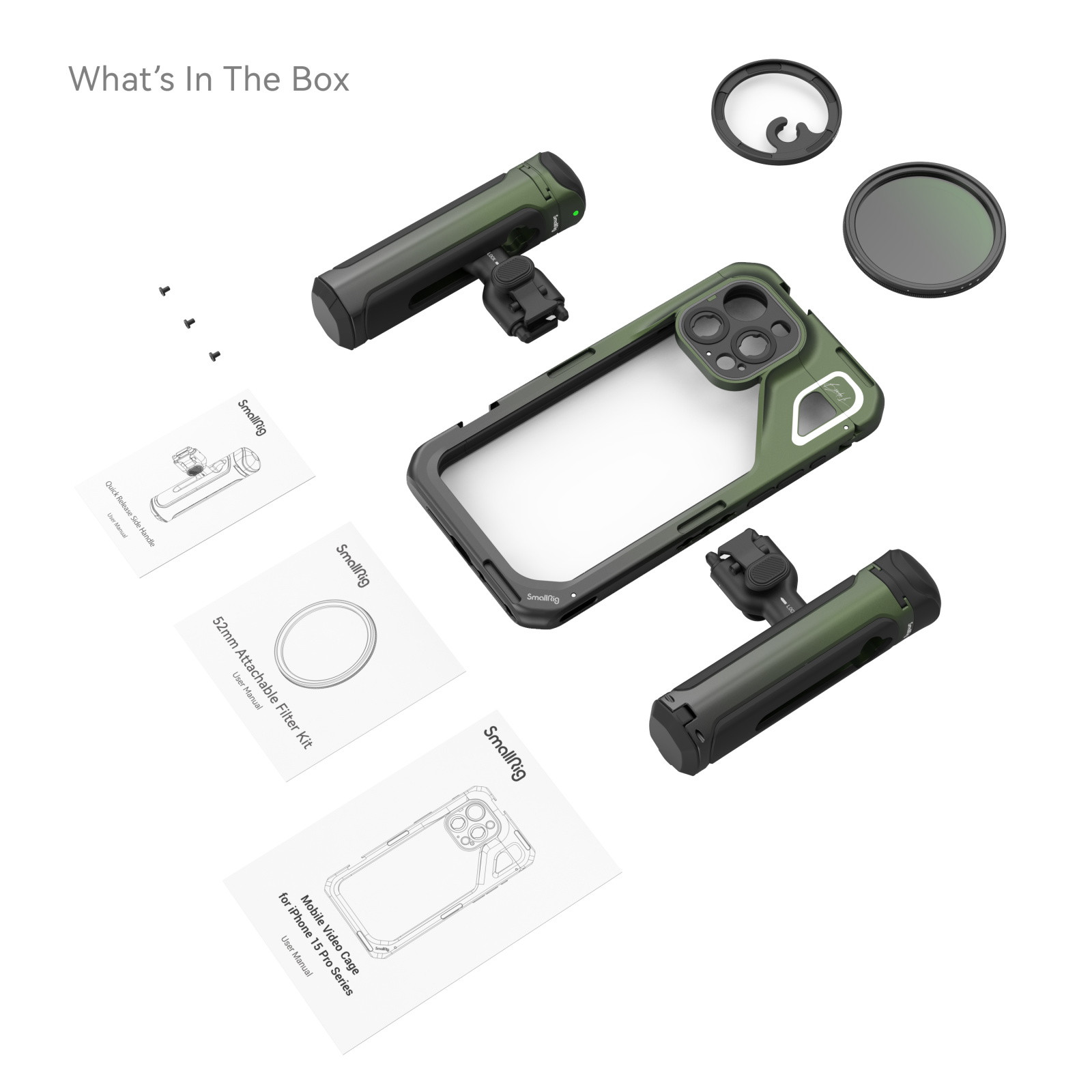 SmallRig x Brandon Li Mobile Video Kit iPhone 15 Pro Max-hoz Co-design Edition (4407)-1