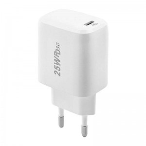 Foneng EU40 USB-C hálózati töltő adapter 25W PD QC 3.0 (fehér)