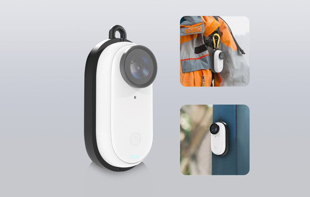 PULUZ mágneses védőkeret Insta360 GO 3-hoz karabinerrel (PU871B)-3