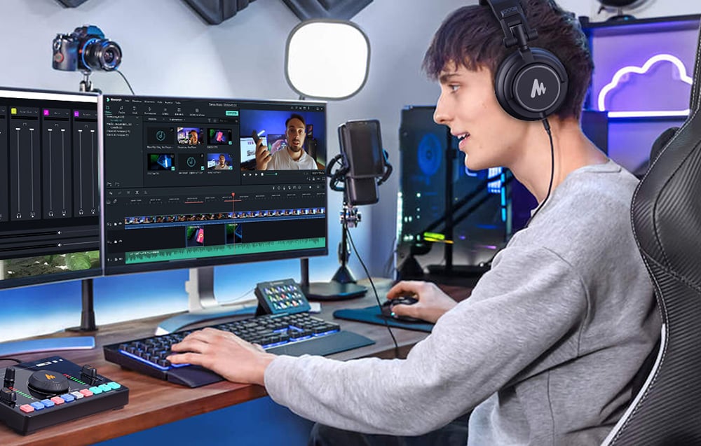 Maono AMC2 Neo hangkeverő és hangkártya-6