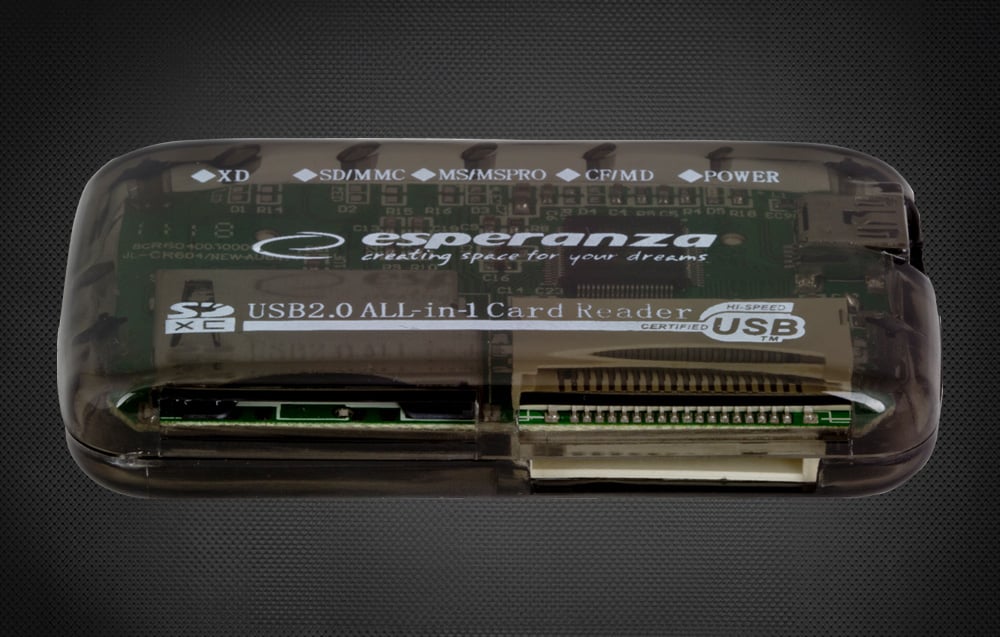 Esperanza EA117 All In One USB kártyaolvasó-8