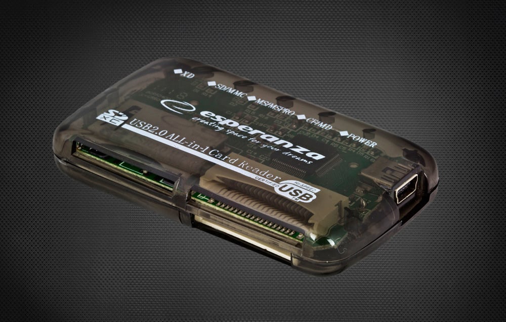 Esperanza EA117 All In One USB kártyaolvasó-4