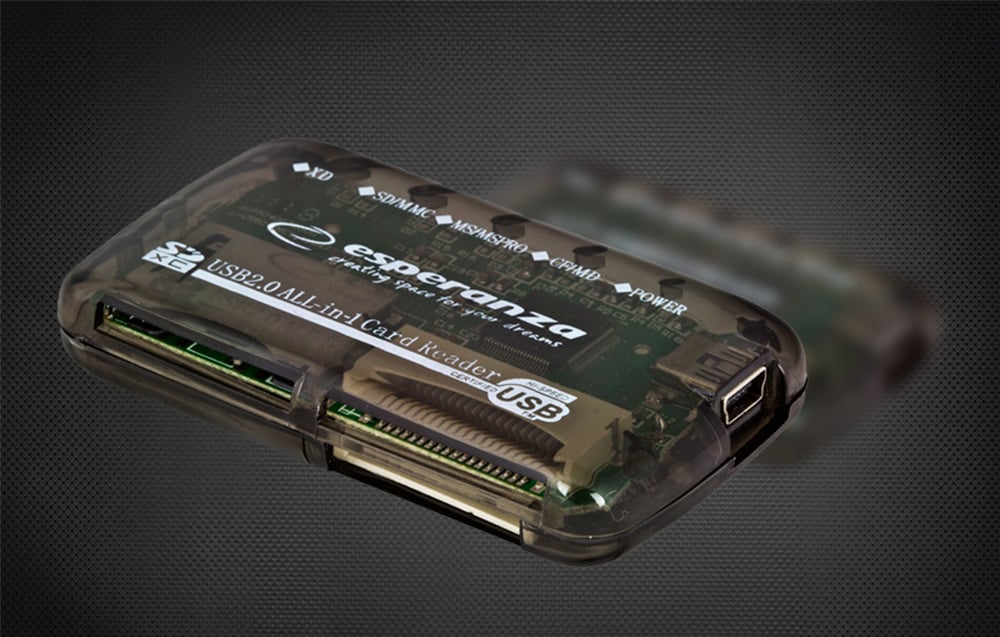 Esperanza EA117 All In One USB kártyaolvasó-5