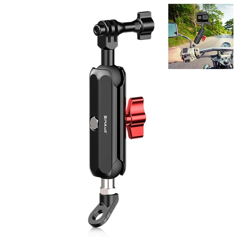 PULUZ motorkerékpár visszapillantóra rögzíthető magic arm akciókamerához (PU3210)-0