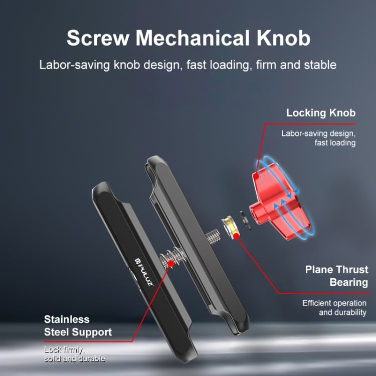 PULUZ motorkerékpár visszapillantóra rögzíthető magic arm akciókamerához (PU3210)-7