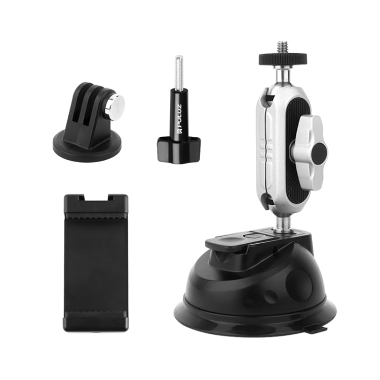 PULUZ tapadókorongos magic arm 1/4'' mobiltelefon tartóval és akciókamera adapterrel (PU861)-7