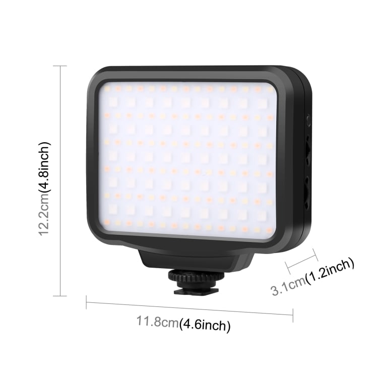 PULUZ 2500-9900K RGB LED lámpa, videólámpa beépített akkumulátorral (PU634)-3