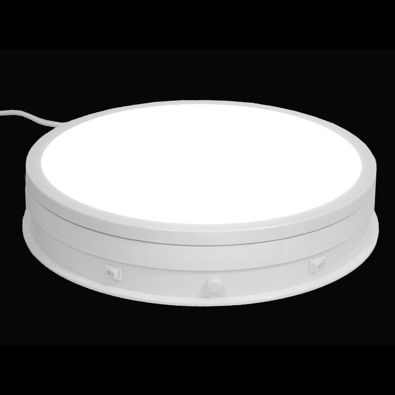 360 fokos termékforgató 30cm fehér, 25kg teherbírás (RTBLED30)-2