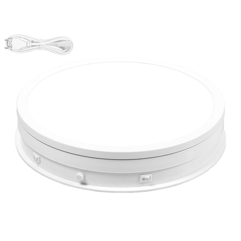 360 fokos termékforgató 30cm fehér, 25kg teherbírás (RTBLED30)-0