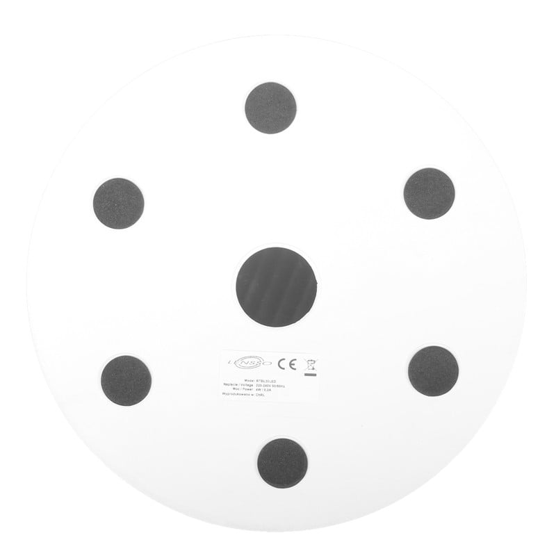 360 fokos termékforgató 30cm fehér, 25kg teherbírás (RTBLED30)-1
