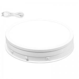 360 fokos termékforgató 30cm fehér, 25kg teherbírás (RTBLED30)