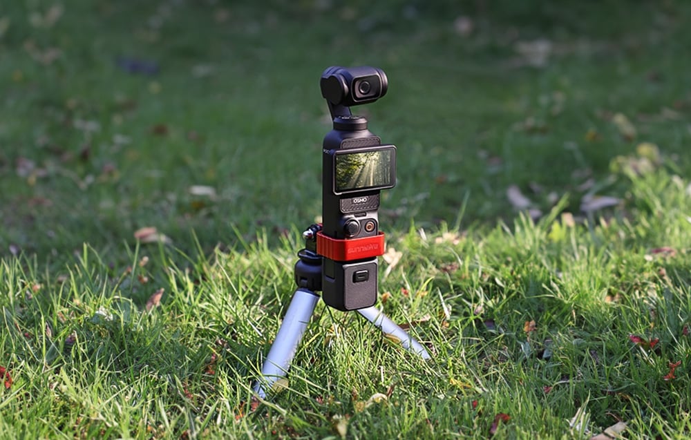 Sunnylife alumínium akiciókamera adapter DJI Osmo Pocket 3-hoz (fekete)-5