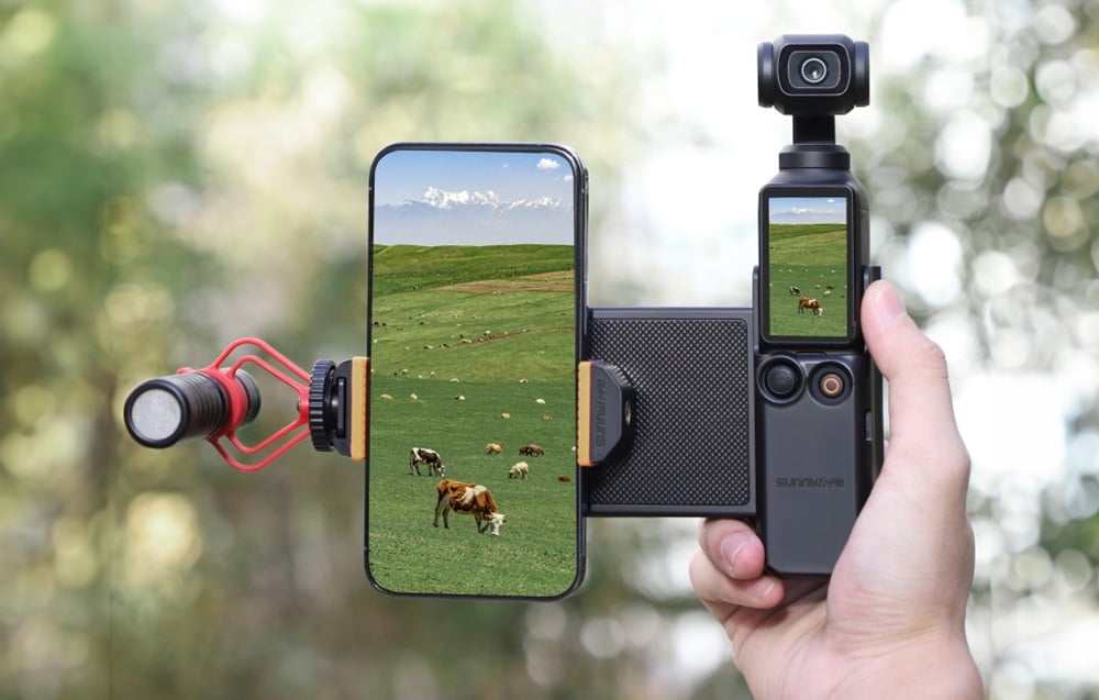 Sunnylife DJI telefontartó adapter tárolóval DJI Osmo Pocket 3-hoz-3
