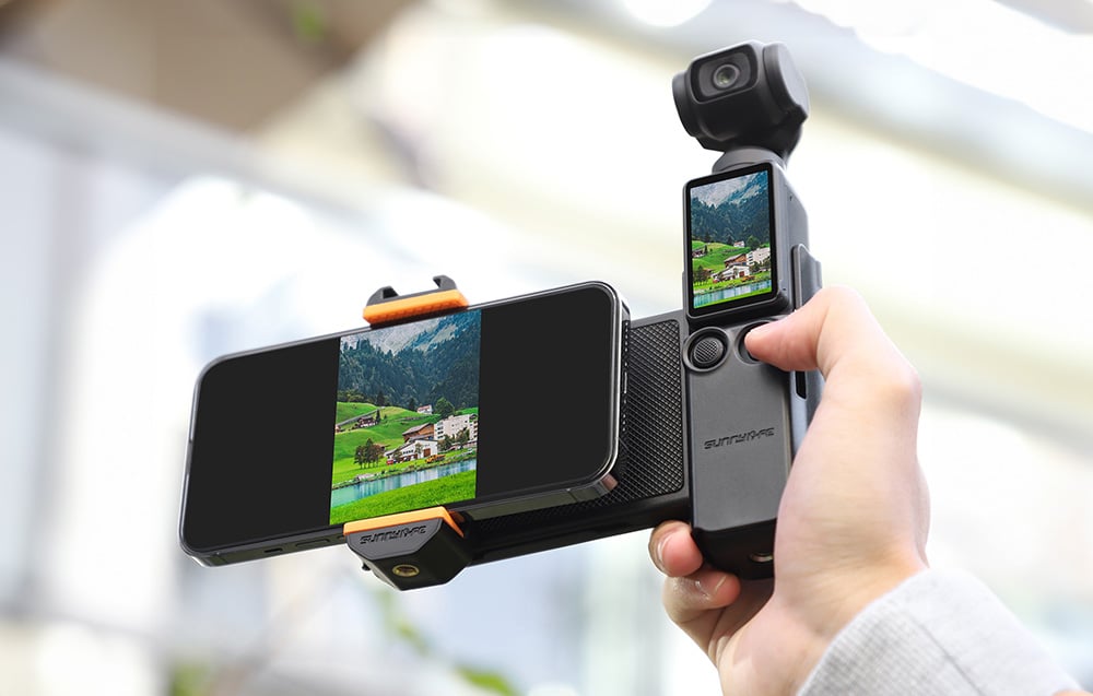 Sunnylife DJI telefontartó adapter tárolóval DJI Osmo Pocket 3-hoz-7