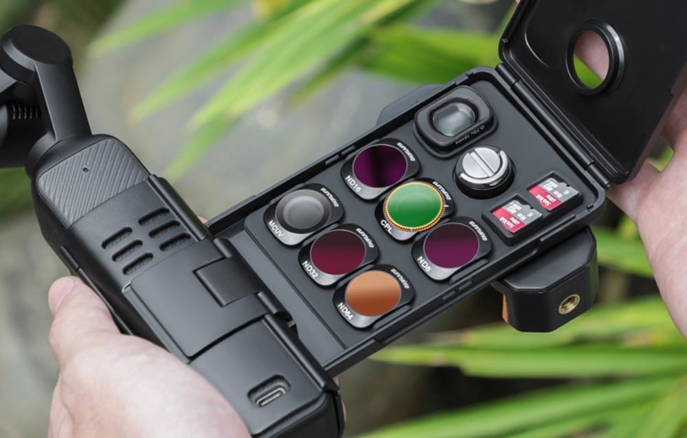 Sunnylife DJI telefontartó adapter tárolóval DJI Osmo Pocket 3-hoz-2