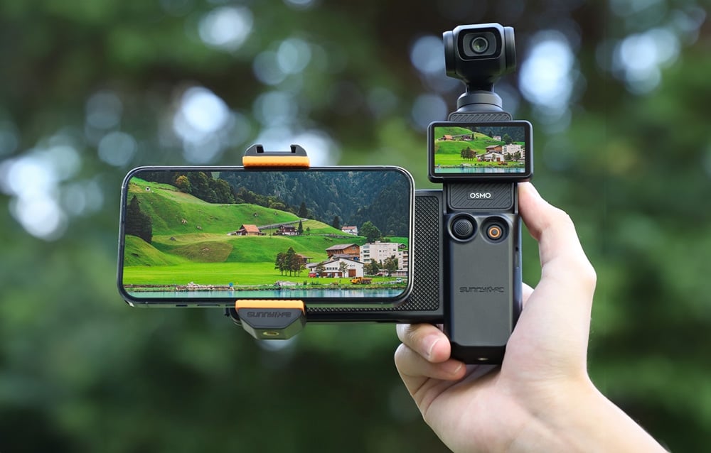 Sunnylife DJI telefontartó adapter tárolóval DJI Osmo Pocket 3-hoz-6